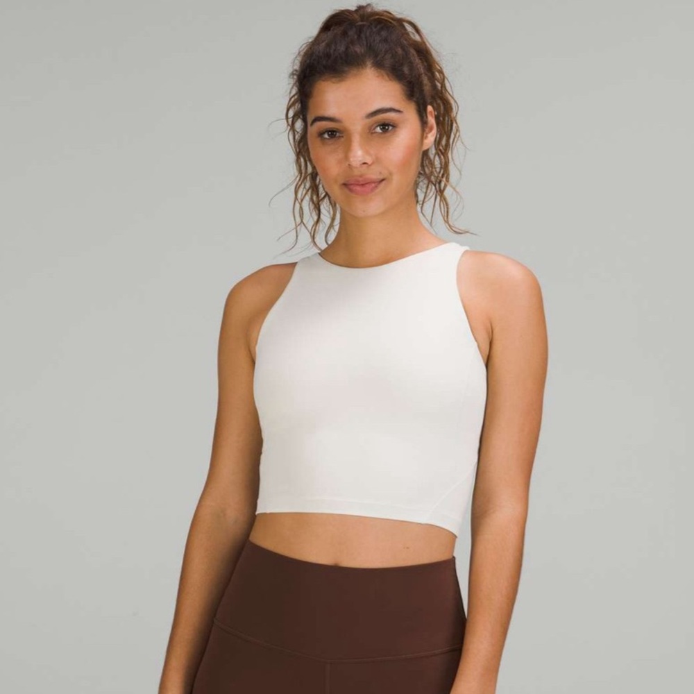 Lululemon Align High-Neck Tank Top Size 4 BONE